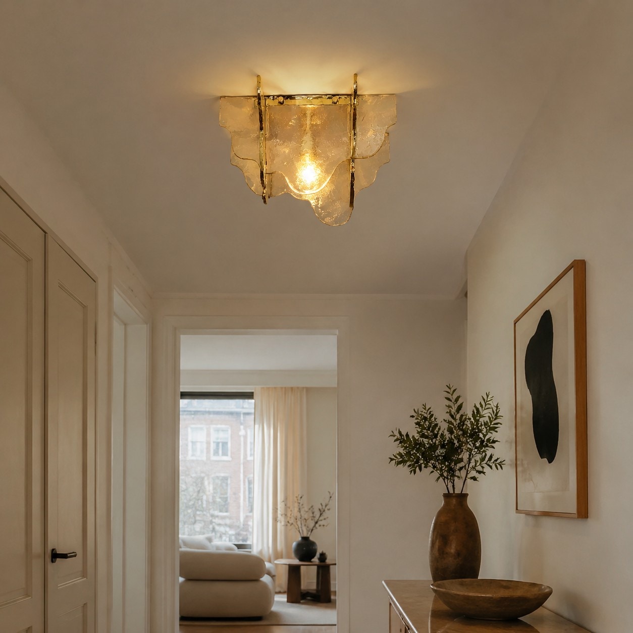 Scene/gallery - corridor ceiling placement