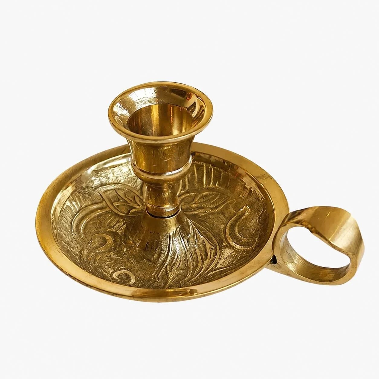 Embossed Floral Candlestick