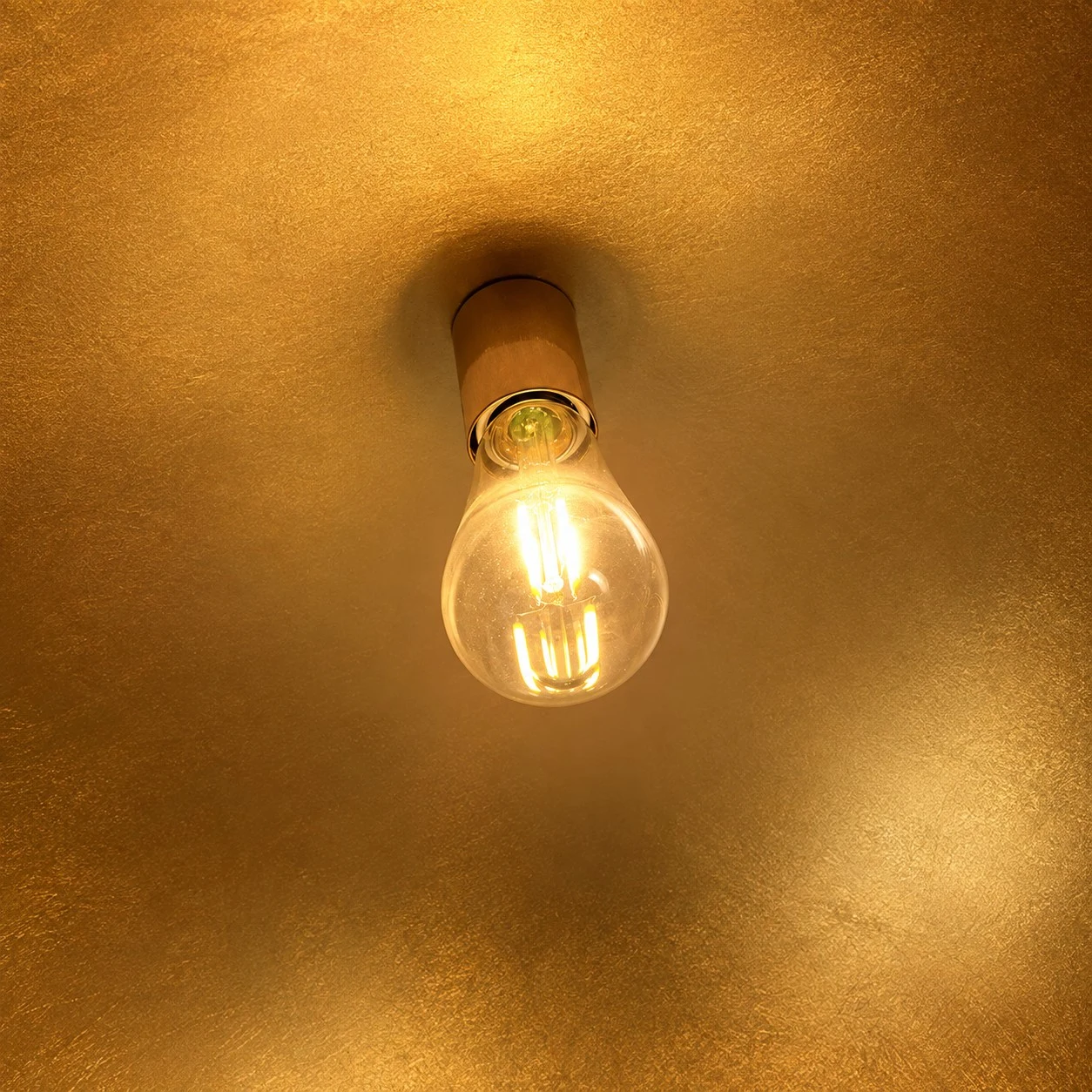 copper patina pendant light